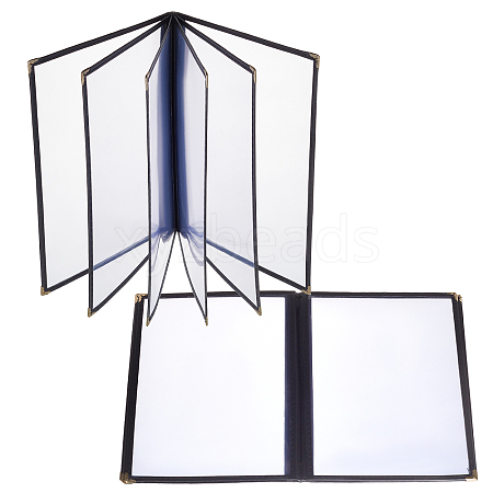 A4 Plastic Menu Book Protector AJEW-WH0237-10-1