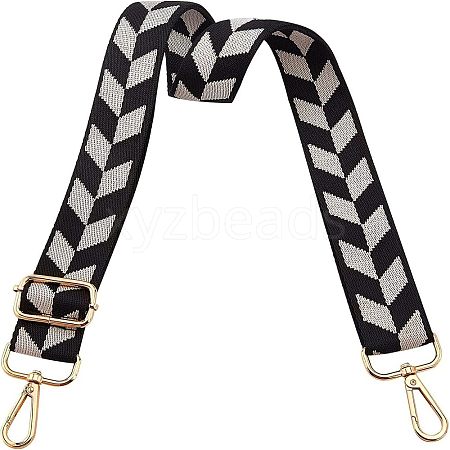Geometric Pattern Adjustable Shouder Bag Strap FIND-WH0077-95A-1