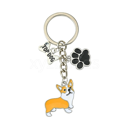 Alloy Enamel Keychain KEYC-YW00067-1