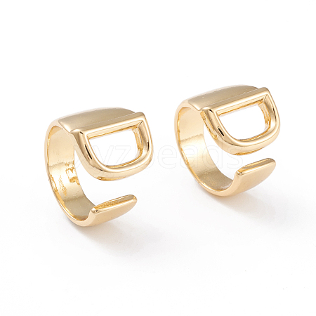 Brass Cuff Rings RJEW-L097-06D-1