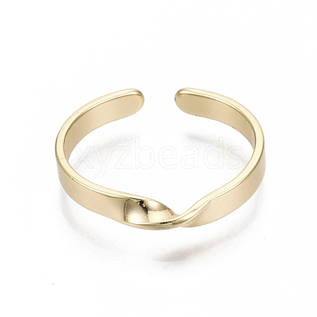 Brass Cuff Finger Rings RJEW-N030-007-NF-1