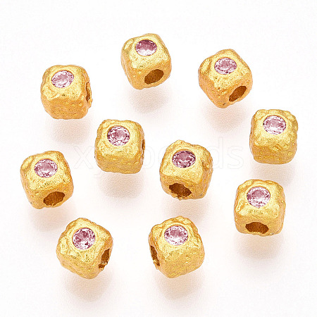 Brass Spacer Beads KK-M244-01MG-01-1