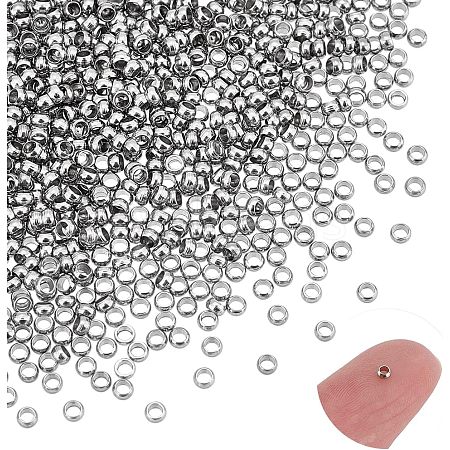 Unicraftale 800Pcs 304 Stainless Steel Spacer Beads STAS-UN0039-12-1