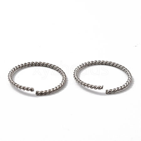 Non-Tarnish 304 Stainless Steel Open Jump Rings STAS-L262-36D-P-1