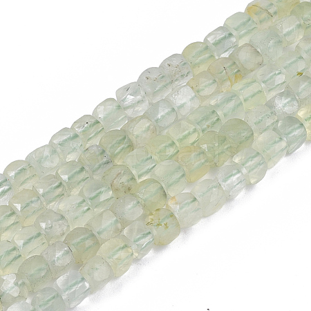 Natural Prehnite Beads Strands G-S362-005-1