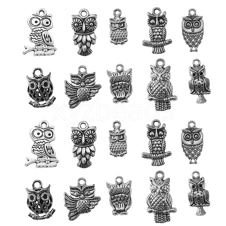 Tibetan Style Alloy Pendants TIBE-CJ0001-10-1