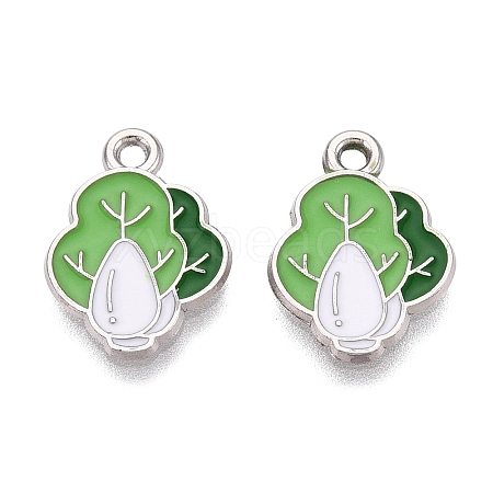 Alloy Enamel Pendants ENAM-Q003-15P-1