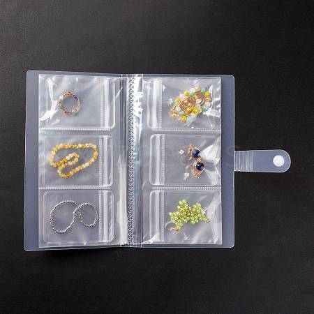 Transparent Jewelry Organizer Storage Books AJEW-K033-01-1