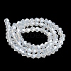 Imitation Jade Electroplate Glass Beads Strands EGLA-F029-J4mm-A05-2