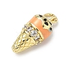 Brass Micro Pave Cubic Zirconia Pendants LS-KK-H255-03G-04-2