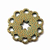 Tibetan Style Alloy Filigree Joiners FIND-WH0034-27ABG-2
