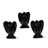 Natural Obsidian Angel Figurine DJEW-N006-01A-18-1
