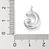 Rack Plating Brass Balloon Letter Pendants LS-KK-C050-01P-G-3