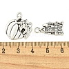 50Pcs Hallowmas Theme Tibetan Style Alloy Pendants FIND-U010-07-3