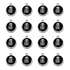 Platinum Plated Alloy Charms LS-ENAM-S118-02I-P-2