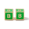 Rack Plating Brass Enamel Beads KK-B060-04G-02B-2