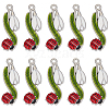 SUNNYCLUE 20Pcs Alloy Enamel Pendants FIND-SC0007-78-1