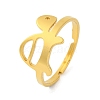 201 Stainless Steel Adjustable Ring for Women RJEW-D082-05G-1