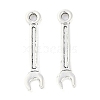 Tibetan Style Zinc Alloy Wrench Pendants TIBEP-R334-161AS-RS-1