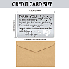 SUPERDANT Rectangle 201 Stainless Steel Custom Thermal Transfer Wallet Card DIY-SD0001-90D-2