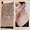 32Pcs 8 Styles Alloy Rhinestone Pendants FIND-SC0016-43-5