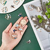 32Pcs 8 Style Alloy Enamel Pendants FIND-SC0002-19-3