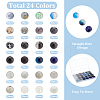   480Pcs 24 Style Glass Round Beads DIY-PH0020-93-4