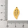 316 Surgical Stainless Steel Enamel Pendants STAS-M073-31G-3