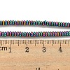 Electroplated Synthetic Non-Magnetic Hematite Beads Strands G-I360-C03-07-4