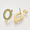 304 Stainless Steel Stud Earring Findings STAS-T052-03G-10-2