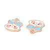 Alloy Enamel Pendants PALLOY-F288-04C-3