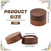 Round Wood Rings Storage Boxes AJEW-WH0166-16B-2