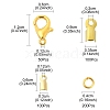 50Pcs Zinc Alloy Lobster Claw Clasps DIY-YW0007-54G-3