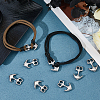 10Pcs Zinc Alloy Hook Clasps STAS-FH0005-57-4