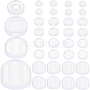 SOFPLATE 120Pcs 4 Style Silicone Clip on Earring Pads FIND-SP0001-01-1