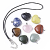 Natural Mixed Stone Pendants G-R461-27-B-3