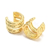 Rack Plating Brass Multi Lines Cuff Earrings EJEW-A028-50G-2
