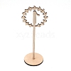 Wooden Table Plate Display Decoration DJEW-WH0015-09A-4