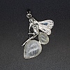 Natural Quartz Crystal Pendants PW-WG23DAF-01-1