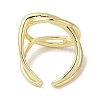 Brass Open Cuff Rings RJEW-Q778-47G-3