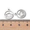 304 Stainless Steel Charms STAS-Q303-08P-3