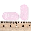 Spray Painted Transparent Glass Connector Charms X1-GLAA-H035-06J-3