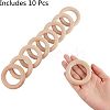 Beech Wood Linking Rings WOOD-FG0001-07B-3