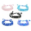 Glass Round Braided Bead Bracelets BJEW-JB09694-1