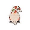 Christmas Single Face Printed Wood Big Pendants WOOD-H102-01A-2