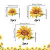 Flower Self Adhesive Computerized Embroidery Cloth Iron on/Sew on Patches PATC-GA0001-84A-2