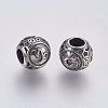 316 Surgical Stainless Steel European Beads STAS-F195-128P-02-2