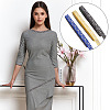 3 Rolls 3 Colors Polyester Floral Ribbon OCOR-HY0001-09A-6