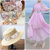 1 Roll Single Face Printed Polyester Grosgrain Ribbons SRIB-CY0001-12A-4
