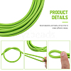 10M Round Rubber Elastic Cord Lanyard Rope EC-WH0008-02A-6